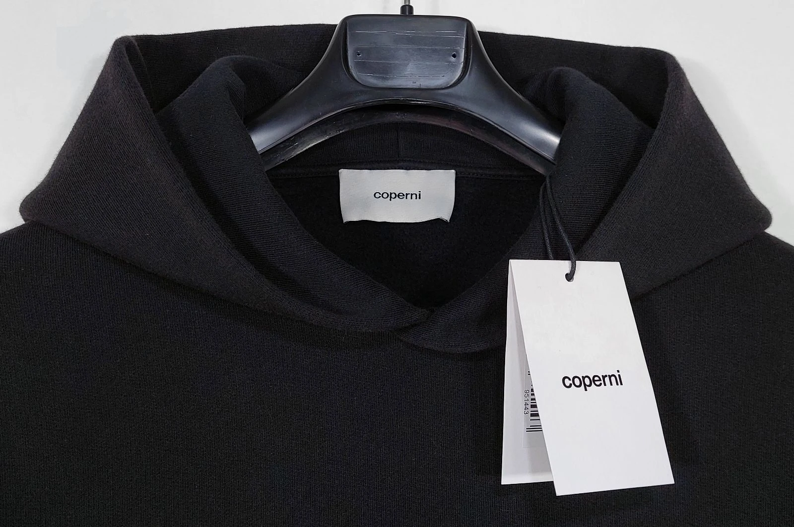 Sudadera con capucha Coperni con eslogan - negra L – photo 2
